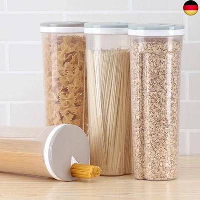 Nudel-Aufbewahrungsbox für Spaghetti, Pasta, Behälter, Müsli, Snacks, zucker ve - Bild 1 von 4