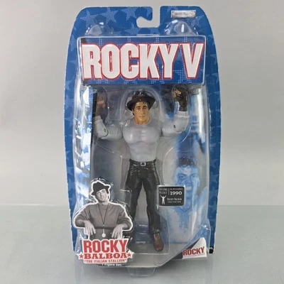Rocky V Rocky Balboa Street Fight Gear Action Figure Collector Series Jakks NEW - Image 1 of 4