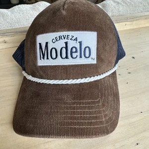 Cerveza Modelo Beer Trucker / Golf Rope Hat Mesh Corduroy Snapback - Picture 1 of 6