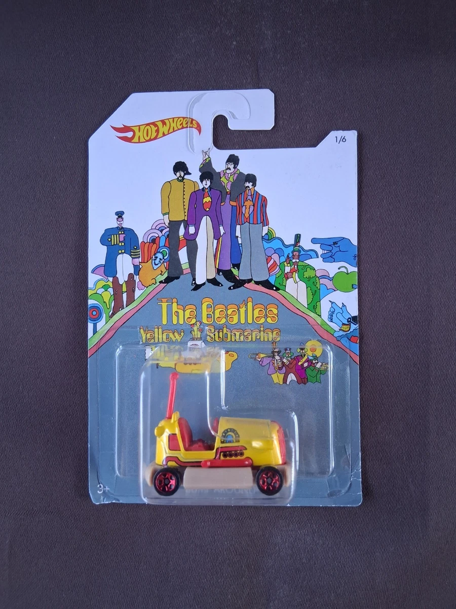 Hot Wheels The Beatles Yellow Submarine Contemporary Diecast Cars