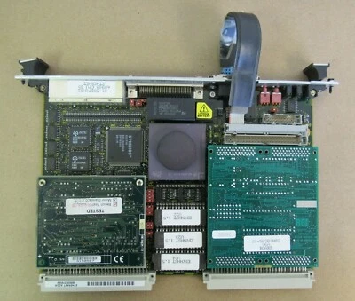 PMC 68040 PLACA DE CIRCUITO CPU ETHERNET 31-50274N02, CON PLACA VGA 31-50301N02, ESI Foto 1 de 4