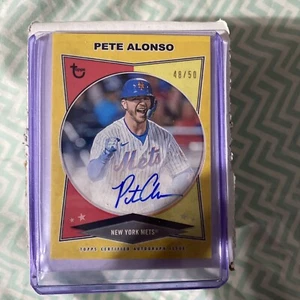 Pete Alonso Topps Brooklyn Auto /50 - Picture 1 of 2