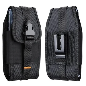 Para Consumer Cellular Iris Connect - Estuche resistente negro con bloqueo con ranura para tarjetas - Imagen 1 de 5