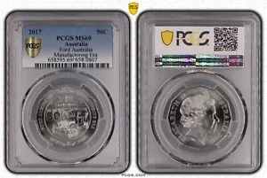 2017 MS69 Fifty Cent Coin 50c Ford Manufacturing Era PCGS - Picture 1 of 1