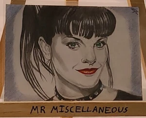 Original ACEO Sketch by Marcia Dye - NCIS - Abby Sciuto - Pauley Perrette #4 - Picture 1 of 2