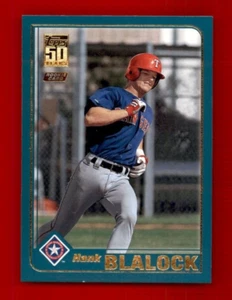 2001 Topps Chrome Traded #T214 Hank Blalock RC. - Picture 1 of 2