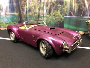 Burago 1:24 SHELBY COBRA 427 PURPLE Diecast ITALY ~ Imperfect! As-Is! - Picture 1 of 10