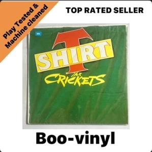 The Crickets Vinyl Record LP T-Shirt CBS Promo Demonstration Only Buddy Holly - Picture 1 of 7