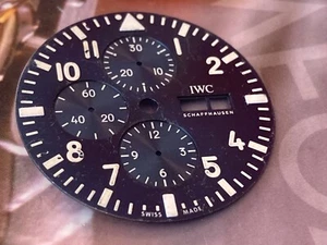 IWC schaffhausen pilot Dial - quadrante- ziffernblatt 37mm For valjoux 7750 - Picture 1 of 6