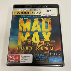 MAD MAX Fury Road - 4K Ultra HD UHD + Blu-Ray NEW & SEALED - Picture 1 of 3