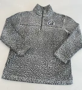 Cal Berkeley Fleece Grey 1/4 Zip Boxercraft Sz Men’s SM Unisex Super Cozy - Picture 1 of 6