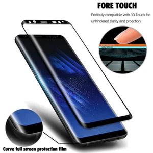 For Samsung Galaxy S22/S21/S20/S10/S9/S8 /NT8/9 3D CURVE Tempered Screen Glass - Picture 1 of 10