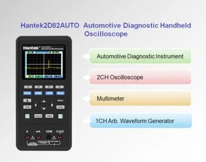 Osciloscopio automático Hantek 2D82 + probador de diagnóstico automotriz + DMM + kit de fuente de señal - Imagen 1 de 10