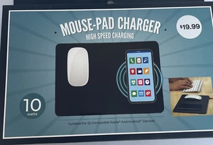 Mouse Pad Charger w/ High Speed Charging, 10Watts, 5V/9V - Picture 1 of 2