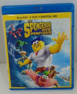 SpongeBob The Movie Sponge Out Of Water (Blu-ray 2015 Film) With Case - Imagen 1 de 4