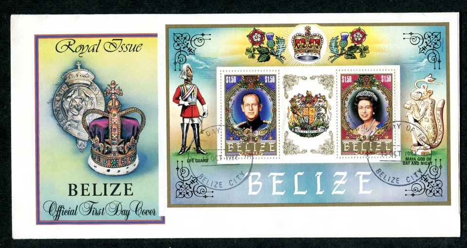 BELIZE 1984, ROYALTY: HOUSE OF TUDOR - 500TH ANNIVERSARY,  Scott 738 on F.D.C. - Image 1 of 1