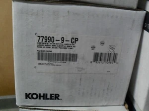 Componentes Kohler K-77990-9-CP 1 manija cubierta montaje relleno manijas industriales cromo - Imagen 1 de 1