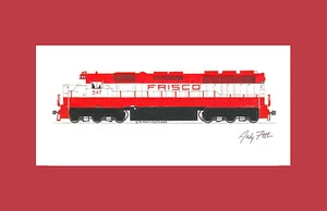 Frisco SD45 11"x17" Passepartoutdruck Andy Fletcher signiert - Bild 1 von 1