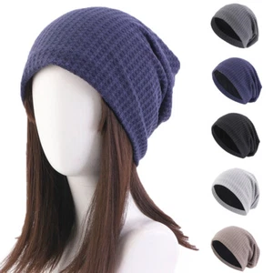 Unisex Hombres Mujeres Gorro Noche Dormir Gorra Hijab Gorro Quimio Sombrero Prendas para la cabeza Holgado - Imagen 1 de 24