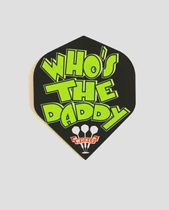 10 SETS OF RUTHLESS "WHO'S THE DADDY" STANDARD DART FLIGHTS - Bild 1 von 2