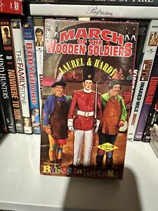March Of The Wooden Soldiers Laurel & Hardy (1991 VHS) New Sealed