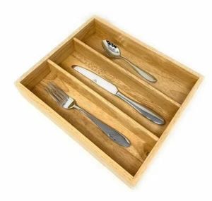 Mikasa, 36 Pc Hamilton 18/10 Stainless Steel Flatware Set | Wood Caddy - Picture 1 of 6