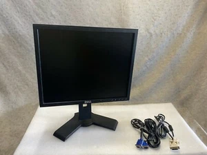 DELL 1908FPt LCD 19" FLAT PANEL MONITOR WITH STAND/VGA/DVI/AND POWER CORD - Picture 1 of 7