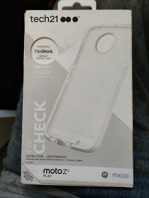 Tech21 Evo Check MotoZ2 Play Clear/White - NEW - Image 1 of 3