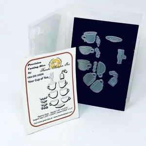 FRANTIC STAMPER Precision Dies Your Cup of Tea Free Magnetboard & Storage Case - Bild 1 von 7