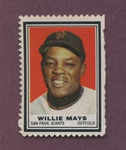 1962 TOPPS STAMP WILLIE MAYS HOF - SAN FRANCISCO GIANTS - (2458) - Picture 1 of 2