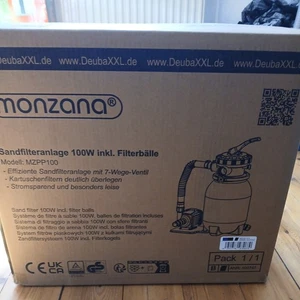 MONZANA® Sandfilteranlage inkl Filterbällen Filterpumpe Poolfilter Filterkessel - Bild 1 von 3