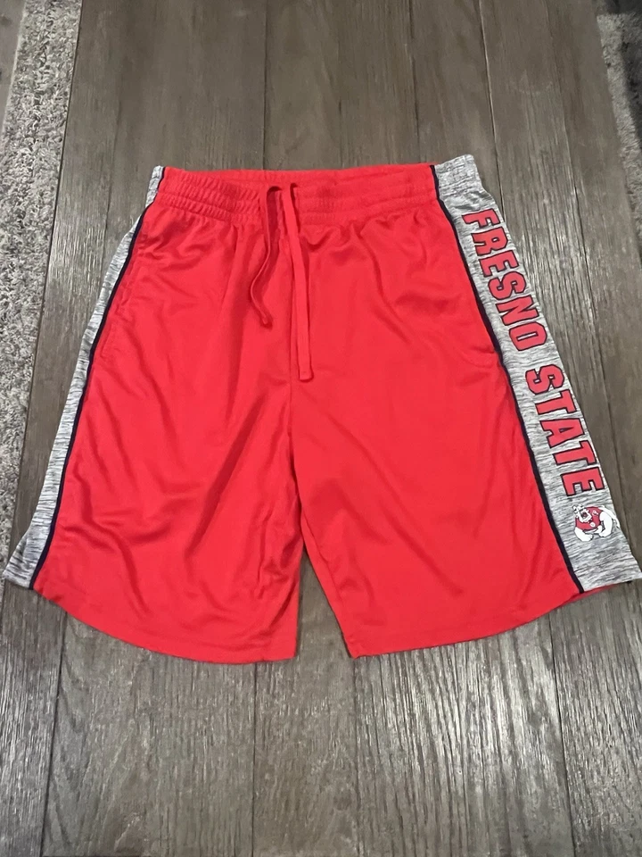 Pantalones cortos deportivos grandes Fresno State Bulldogs para hombre Foto 1 de 1
