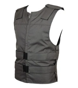 Gray Cordura Cloth - Textile Motorcycle Vest | Unisex Cut - Picture 1 of 10