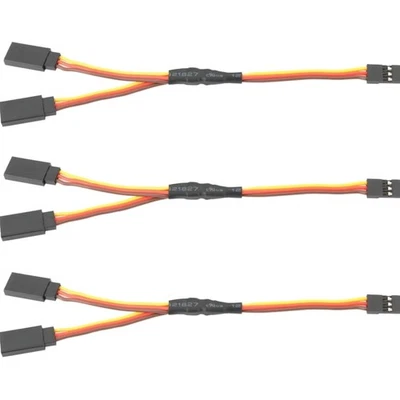 Professionelle Y Servo Verlängerung 6 Zoll - 3 Pin Kabel für RC Modellbau - Bild 1 von 4