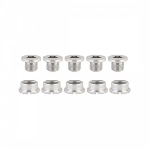 ORIGIN8 Single-Ring Alloy Bolts MX/Single Alloy M8x6mm Bolt / M8x4mm Nut Silver - Picture 1 of 1