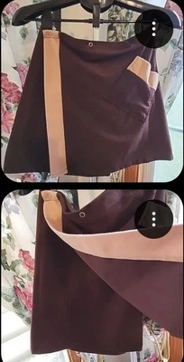 Vtg SEARS Men’s Velour Bath Wrap Snap Waist Pocket One Size Fits Most Brown Tan  - Image 1 of 4