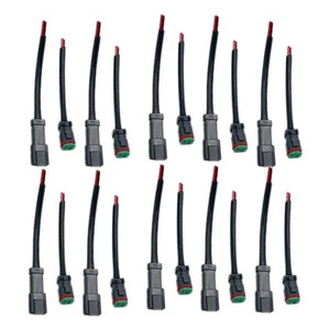 20x Heavy Duty Deutsch DT DTP Male/Female Adapters Connectors Pigtails Wiring A5 - Picture 1 of 4