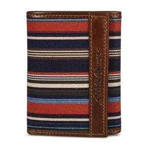 Men Pioneer Printed Cotton Trifold Wallet (Assorted Graphics), Leather/Canvas... - Picture 1 of 9