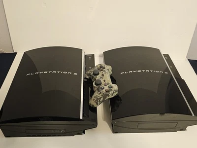 2 Sony PlayStation 3 Consoles 1 CECHA01 Backwards Compatible 1 CECHL01 For Parts - Image 1 of 4