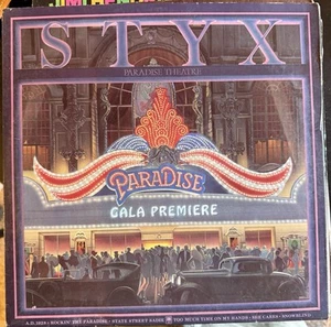 Styx – Paradise Theatre Vinyl, LP 1981 A&M Records – SP-3719 Etched - Picture 1 of 5