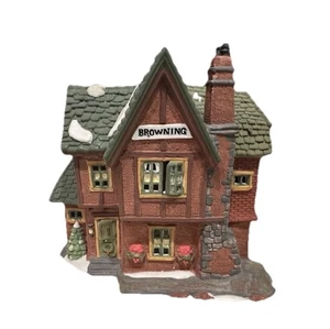 Vintage Christmas Dept 56 Dickens Village "Browning Cottage" 1994 Retired - Picture 1 of 4