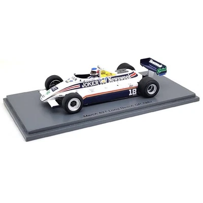 1982 Raul Boesel marzo 821 Long Beach GP - 1/43 Spark Models - Immagine 1 di 3