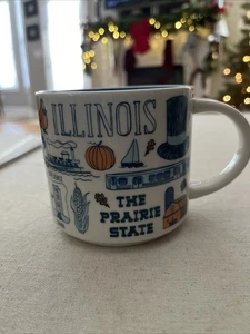 Starbucks Illinois Prairie State Been There Serie Kaffee Tee Becher Tasse 14 oz - Bild 1 von 5