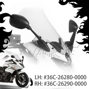 Espejos retrovisores LR de repuesto VAWiK FY357 orificio de drenaje para Yamaha XJ6 Diversion XJ6S 10' - Imagen 1 de 8