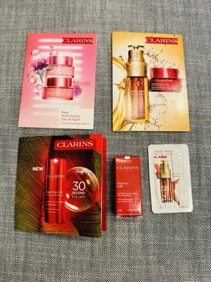 Clarins Total Eye Lift,Double Serum,Multi-Active Day & Night creams - Image 1 of 4