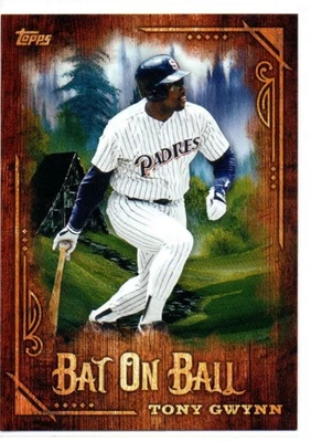 2025 Topps X Bob Ross Tony Gwynn Bate on Ball #BOB-15 San Diego Padres Foto 1 de 2