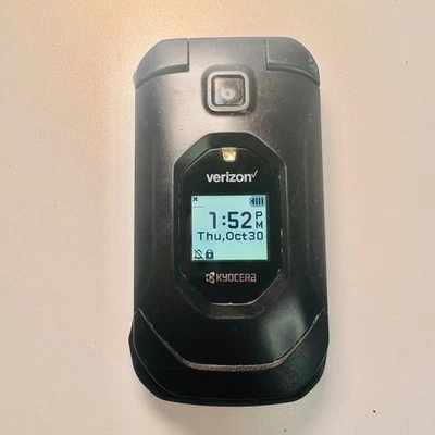 Kyocera DuraXV Extreme E4810 16GB Black (Verizon) W/ Accessorires Rugged Flip - Image 1 of 4