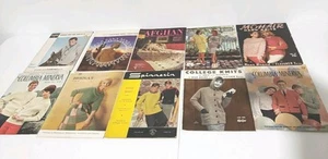 10 Pack Vintage Hand Knit Magazines - Picture 1 of 12