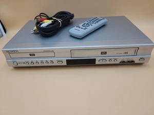 Samsung DVD-V4600 VCR DVD Combo Reproductor VHS + Control Remoto y Cables A/V Probado Funciona - Imagen 1 de 7