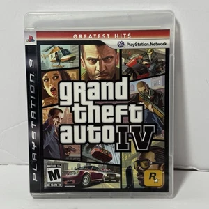 GTA 4 PS3 CIB Grand Theft Auto IV PlayStation 3 2008 Greatest Hits Rockstar CIB - Picture 1 of 4